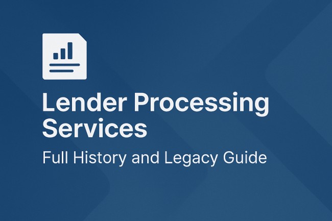 lender processing