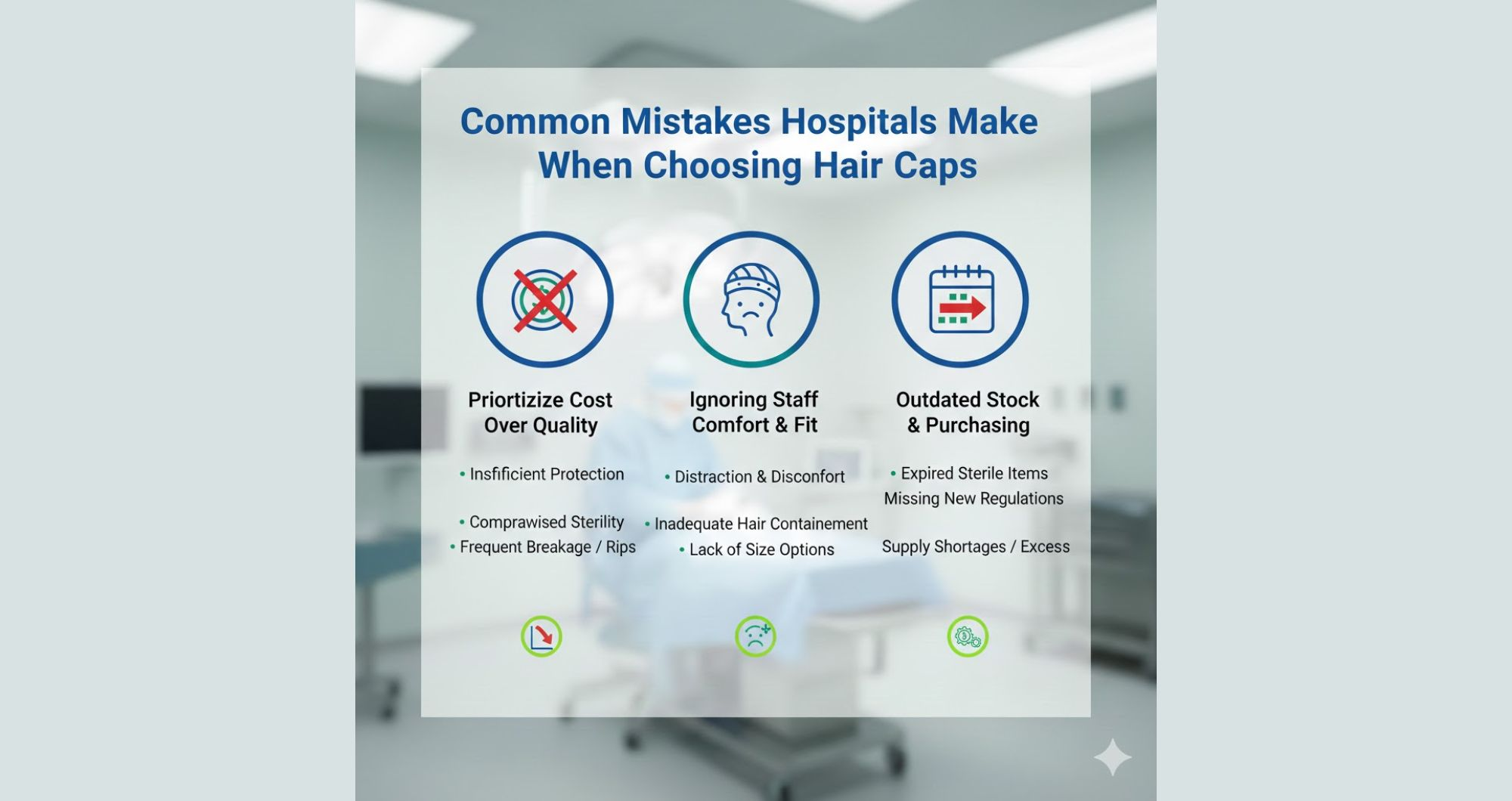 Common Mistakes Hospitals Make When Choosing Hair Caps